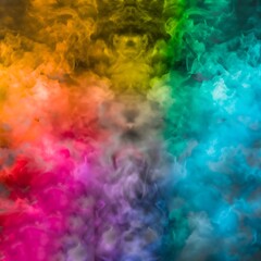 Colorful smoky background