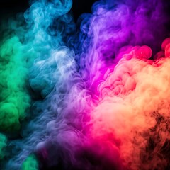 Colorful smoky background