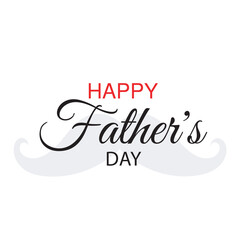 Happy Father’s Day Father and son illustration and Typography Vector Text design 