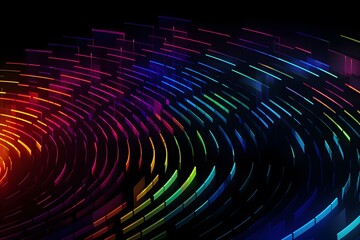 Rainbow futuristic modern background, colorful gradient wallpaper, ai generated