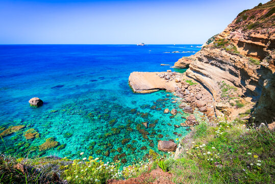 Kefalonia, Greece. Paralia Amandakis, beautiful Ionian Islands.