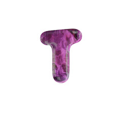 Colors in Water 3D Alphabet or PNG Letters