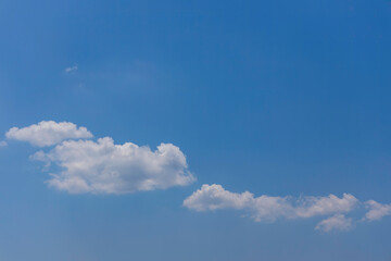 blue sky with clouds