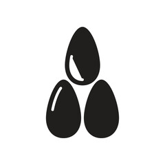 egg vector icon logo template