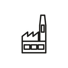 factory vector icon logo template
