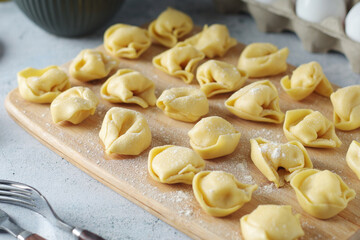 Tortellini - dumplings typical dish from Italian cuisine