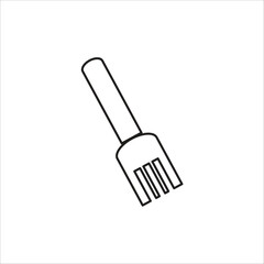 fork vector icon logo template