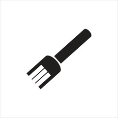 fork vector icon logo template