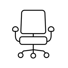 Office chair icon