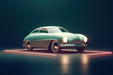 Fototapeta na wymiar EV Car Illustrations: Dynamic and Eco-Friendly Automotive Art