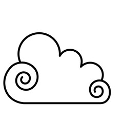 Chinese cloud icon