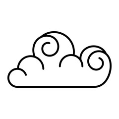 Chinese cloud icon