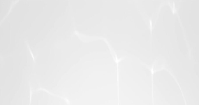 moving light reflections, glittering lights from water surface on white wall