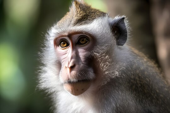 Close-up monkey face
