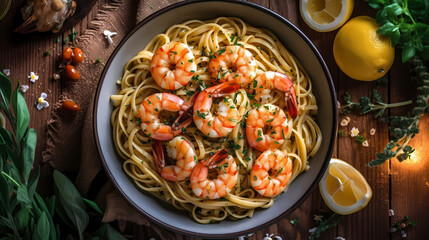 pasta with shrimp
