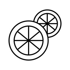 Slice of lemon icon