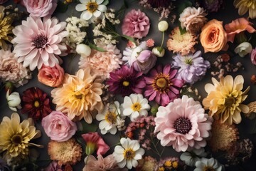 Obraz na płótnie Canvas mother design spring flower color background blossom valentine watercolor pastel peonies. Generative AI.