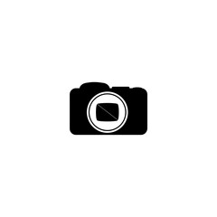  Digital photo camera icon  isolated on white background 