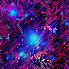 Obraz premium Abstract Technology Circuit Board Pattern