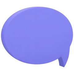 Empty colored  text bubbles in various shapes.3d speech bubble dialogue balloon.Thought clouds of different shape.