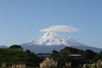 Mount Taranaki, dormant volcano, New Plymouth, New Zealand