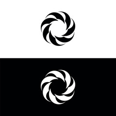 Circle vector logo template illustration .Circle icon logo design