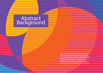 abstract creative colorful geometric landing page background. trendy gradient shapes composition. 