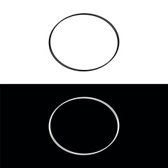 Circle vector logo template illustration