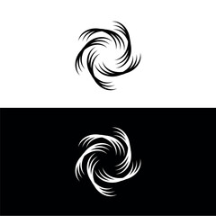 Circle vector logo template illustration