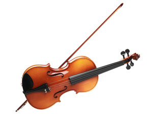 Fototapeta premium Violin isolated on white background