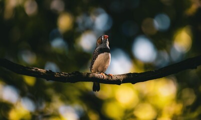 Closeup shot of a Gang-gang cockatoo perched on a branch © Prasad Pics/Wirestock Creators