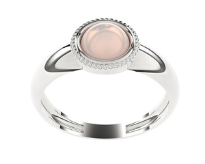 Jewelry on transparent background. 3d rendering - illustration