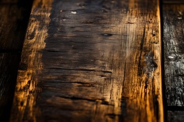 Old wood floors with traces of burnt black on abstract backgrounds and textures.