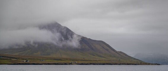 Beautiful arctic landscape in Svalbard, Norway