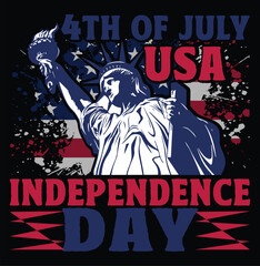 inindependence day tshirt art vector