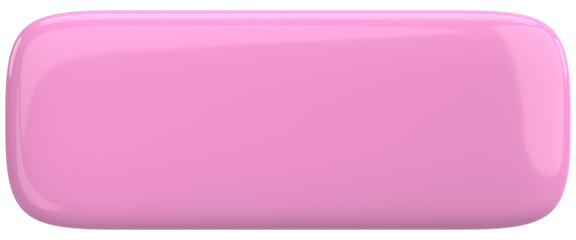 3D button. Empty button. 3D illustration.