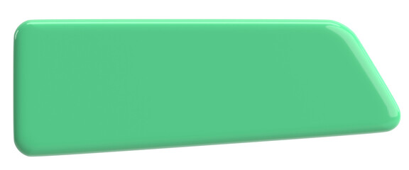 3D button. Empty button. 3D illustration.