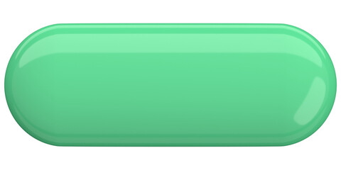 3D button. Empty button. 3D illustration.