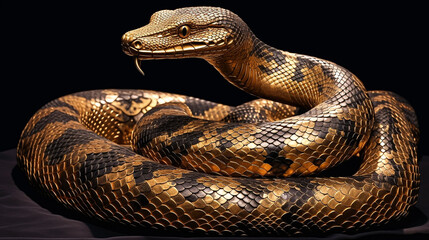 Fototapeta premium close up of a snake