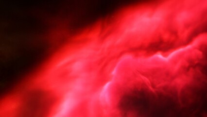 Nebula in space 3d render
