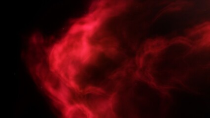 Nebula in space 3d render