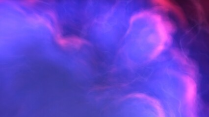 Nebula in space 3d render