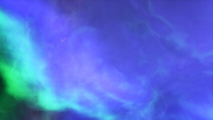 Nebula in space 3d render