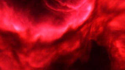 nebula gas cloud in deep outer space, science fiction illustration, colorful space background with stars 3d render
