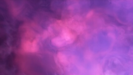 nebula gas cloud in deep outer space, science fiction illustration, colorful space background with stars 3d render
