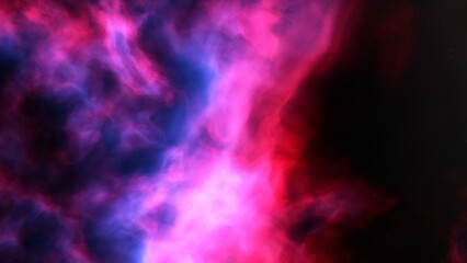 nebula gas cloud in deep outer space, science fiction illustration, colorful space background with stars 3d render
