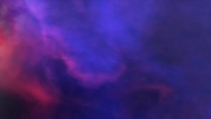 nebula gas cloud in deep outer space, science fiction illustration, colorful space background with stars 3d render
