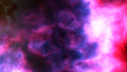 nebula gas cloud in deep outer space, science fiction illustration, colorful space background with stars 3d render
