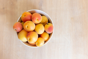 apricots in a bowl