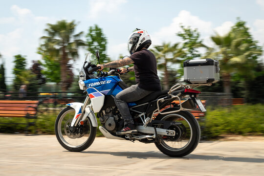 Aprilia Tuareg 660 is a mid-size adventure motorcycle produced by the Italian manufacturer Aprilia.